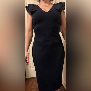 Chelsea28 Black Backless Dress